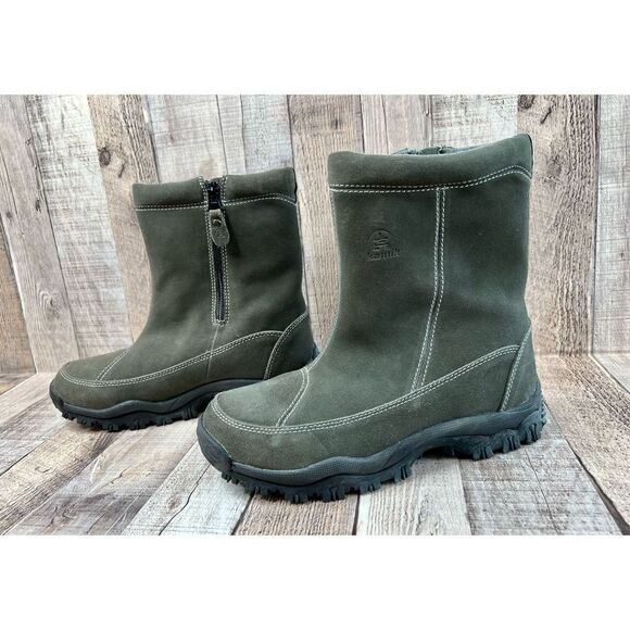 Kamik Soulful RSG3U FK2529X Grey Suede Mid Winter Boot sz 7 - Picture 3 of 9